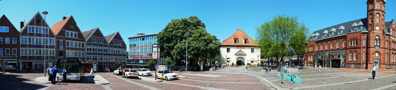 Panorama des Pferdemarkts