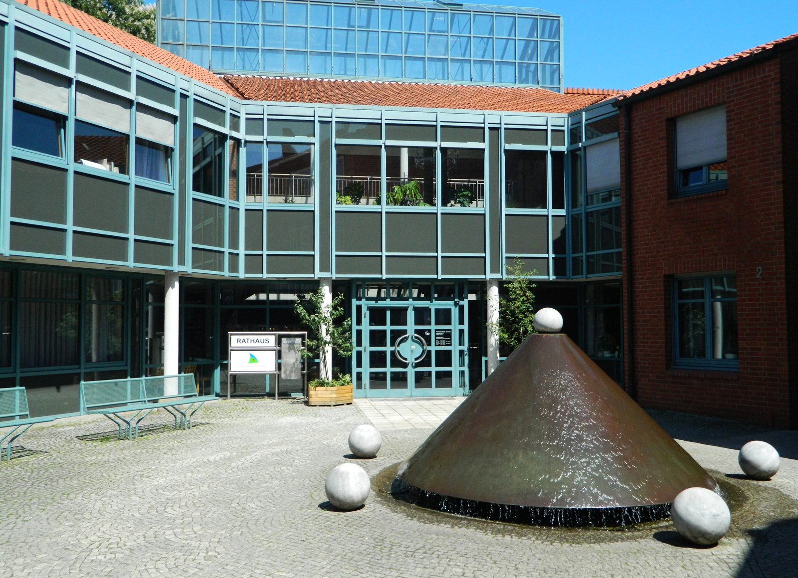 Innenhof des Rathauses Stade